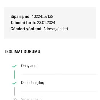 Bershka Kargom Teslim Edilmedi