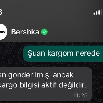 Bershka Kargom Kayıp, İlgisiz Hizmet!