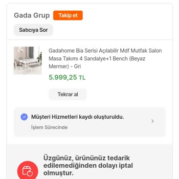 Hepsiburada 36 Gün Bekledim, Masa Takımım İptal Edildi!