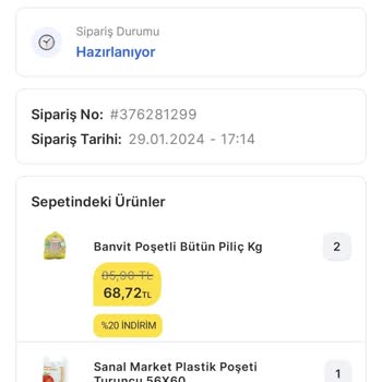 Migros Online Sipariş Hayal Kırıklığı