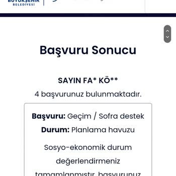 İBB - İstanbul Büyükşehir Belediyesi Sosyal Destek Bekleyişi Sürüyor