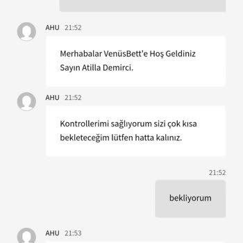 VenusBet Venüsbet'te Kazancım Ödenmiyor!