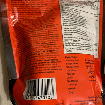 Gold Harvest Kuruyemiş Master Nut Kavrulmuş Tuzlu Fıstık İçerisinde Hasır İp