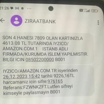 Telefon Aldım A101 Den Iyzico Aracılığıyla Telefon Gelmedi