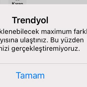 Trendyol Sepete Ekleyememe Sorunu