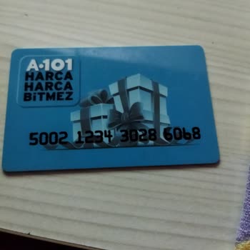 A101 Kartının İçindeki Para Yok
