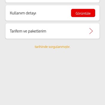 Vodafone Fatura Şaşkınlığı