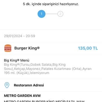 Tıkla Gelsin Burger King Ödeme Almasına Rağmen Ürünü Vermiyor