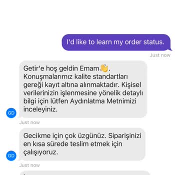 Getir Uzun Bekleyiş Sonrası Eksik Ürün Hayal Kırıklığı