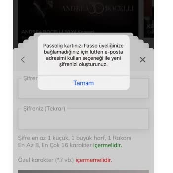 Passolig Üyelik Aktivasyon Sorunu