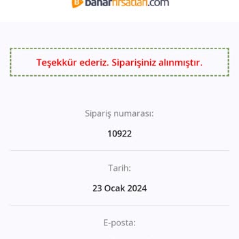 Baharfırsatları.com Ödeme Alındı, Ürün Gönderilmedi!