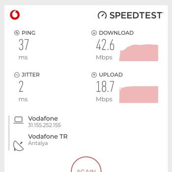 Vodafone Ev İnterneti Çekmiyor