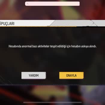 Garena Free Fire Şikayetim Var Destek 🥺