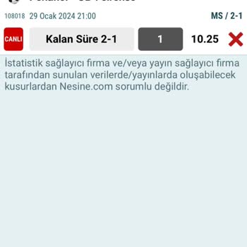 Nesine İki Takımdan Birisinin Parayı Kazandırması Lazımdı