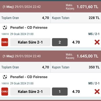 Nesine İki Takımdan Birisinin Parayı Kazandırması Lazımdı