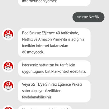 Vodafone Red Eğlence Sınırsız