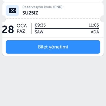 THY Anadolu Jet Fazla Koltuk Satıldığı İçin Uçuşa Alınmadım.