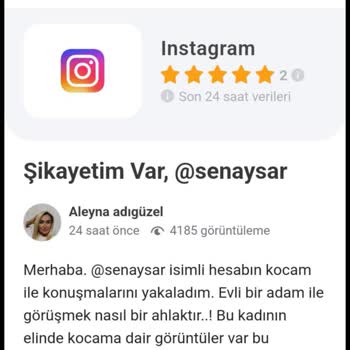 Guncelsikayetlerimiz.com Asılsız Instagram Suçlaması