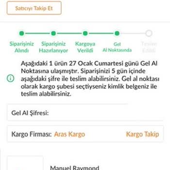 Aras Kargo Kargomu Gel Al Noktasına Bıraktı Gözüküyor Ama Kargo Kayıp