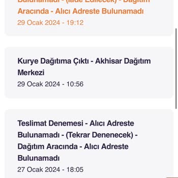 Akhisar Hepsijet Kargo Dağıtım Şikayeti