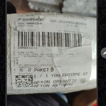 Sürat Kargo İzinsiz Bilgi Değişikliği