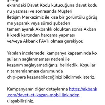 Müşteri Hizmetleri Akbank Memnuniyetsizliği