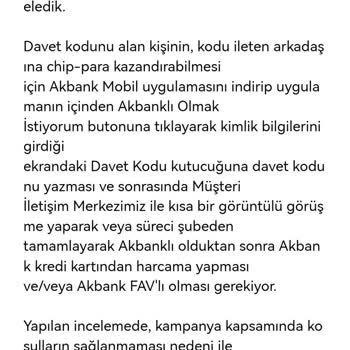 Müşteri Hizmetleri Akbank Memnuniyetsizliği