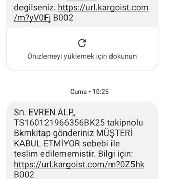 Kargoist Ve Etik Olmayan Bir Tavır.