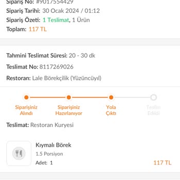 Trendyol Yemek Siparişlerde Gecikme Ve Soğuk Yemek Sorunu