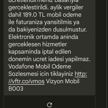 Vizyon Elektronik Para İzinsiz Abonelik Mağduriyeti!