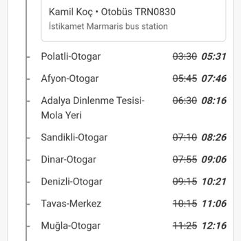 Kamil Koç Korkunç Bir Hizmet