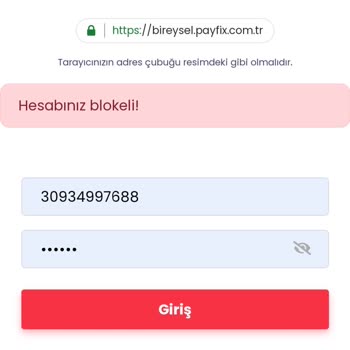 PayFix Hesabım Blokesi Kaldırılma