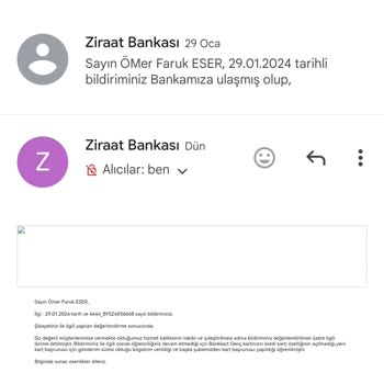Ziraat Bankası Şikayetlere İlgisiz Ve Duyarsız.