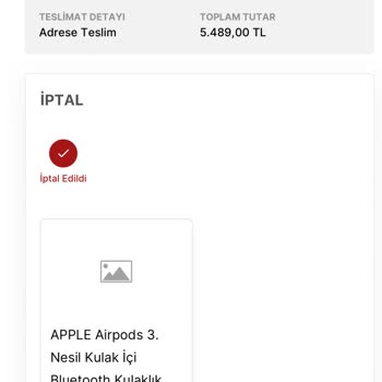 Media Markt Sebepsiz Ürün İptali