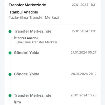 Trendyol Express Elma Dağıtım Merkezi Ürünü Kar Şubeye Göndermiyor