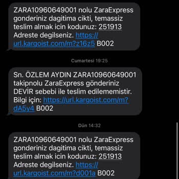 Kargoist Ürünlerimi Ulaştırmıyor Ulaşım Sağlanmıyor