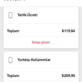 Vodafone Yurt Dışı Kullanımımı Benden İzinsiz Kullanıma Açması