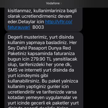 Vodafone Yurt Dışına Çıkınca Telefonu Evde Bırakın! Kullanamıyorsunuz