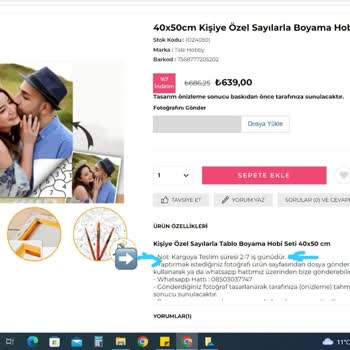 Tale Hobby Sayılarla Boyama Hobi Seti