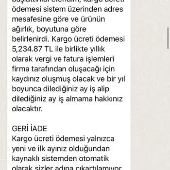 Evde Ekişi Paketleme Gizli Ücretlerle Mağdur Edildim!