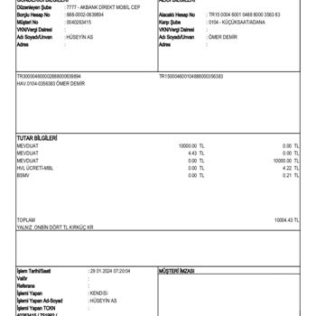Akbank Blokeli Hesaba Para Transferi Sorunu