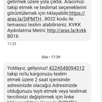 Aras Kargo İş Bilmezliği İle Alakalı