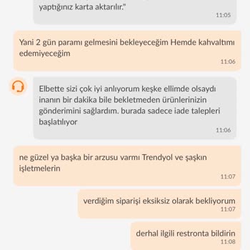 Trendyol Yemek Sizi Kaliteli Hizmete Davet Ediyorum!
