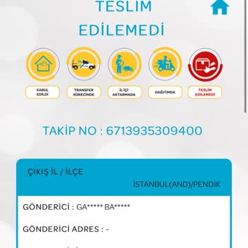 PTT Kargo Kurye Geçmeyen Mağduriyet