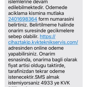 KVK Garanti Kapsamında Para Talep Ediyor.