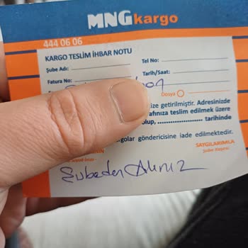 MNG Geçit Şubesi Teslimat Sorunu