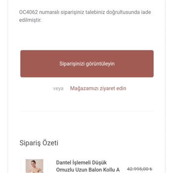 Oleg Cassini Fiyatlandırma Hatası Ve Sipariş İptali