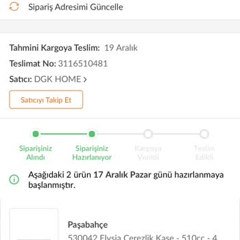 Trendyol Ürün Kargolamanın Da Bir Süresi Olur
