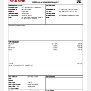 Bupa Acıbadem Sigorta Ödeme İşlemleri İle İlgili Şikayet