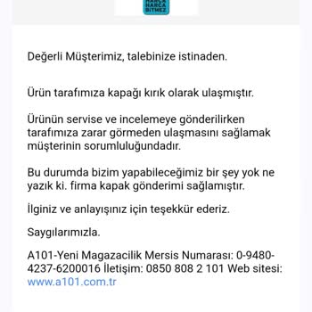 A101 Stanley Termos Kapağı Sorunu Ve Çözümsüzlük